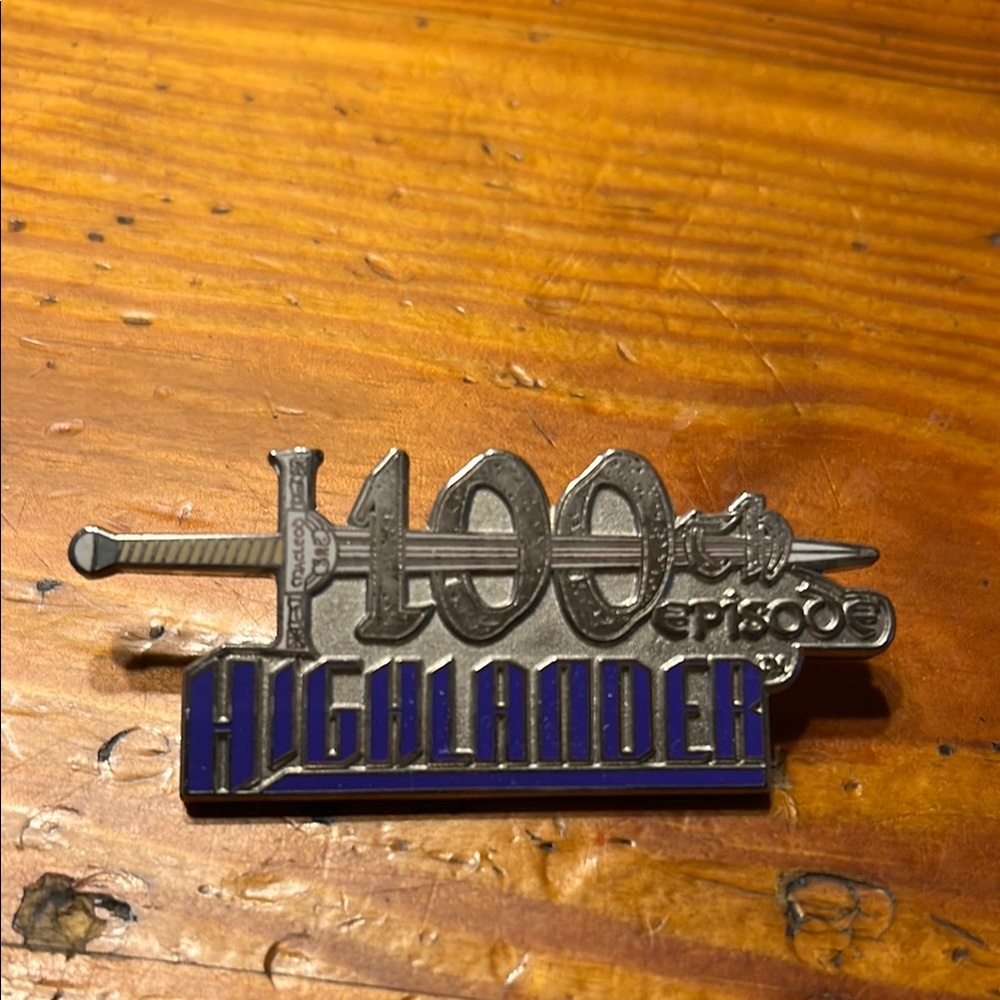 Highlander 100th Episode Pin
